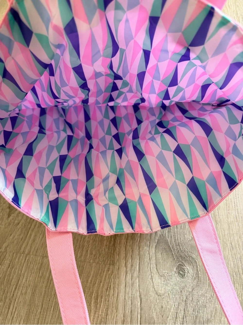 Clinique Pink Tote with Blue Logo